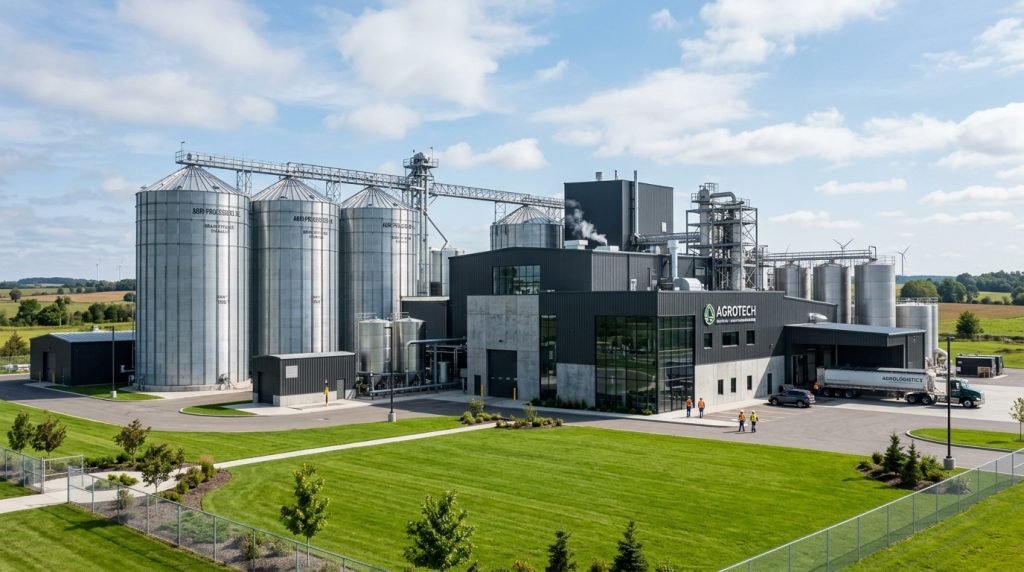 Manufacturing and milling plant facility